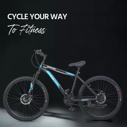 Lifelong Chaze by Milind Soman SGX 20 CZBC2794 27.5T with Dual Disc 21 Speed 27.5 T Mountain/Hardtail Cycle (21 Gear, Black) Lifelong Chaze by Milind Soman SGX 20 CZBC2794 27.5T with Dual Disc 21 Speed 27.5 T Mountain/Hardtail Cycle (21 Gear, Black)